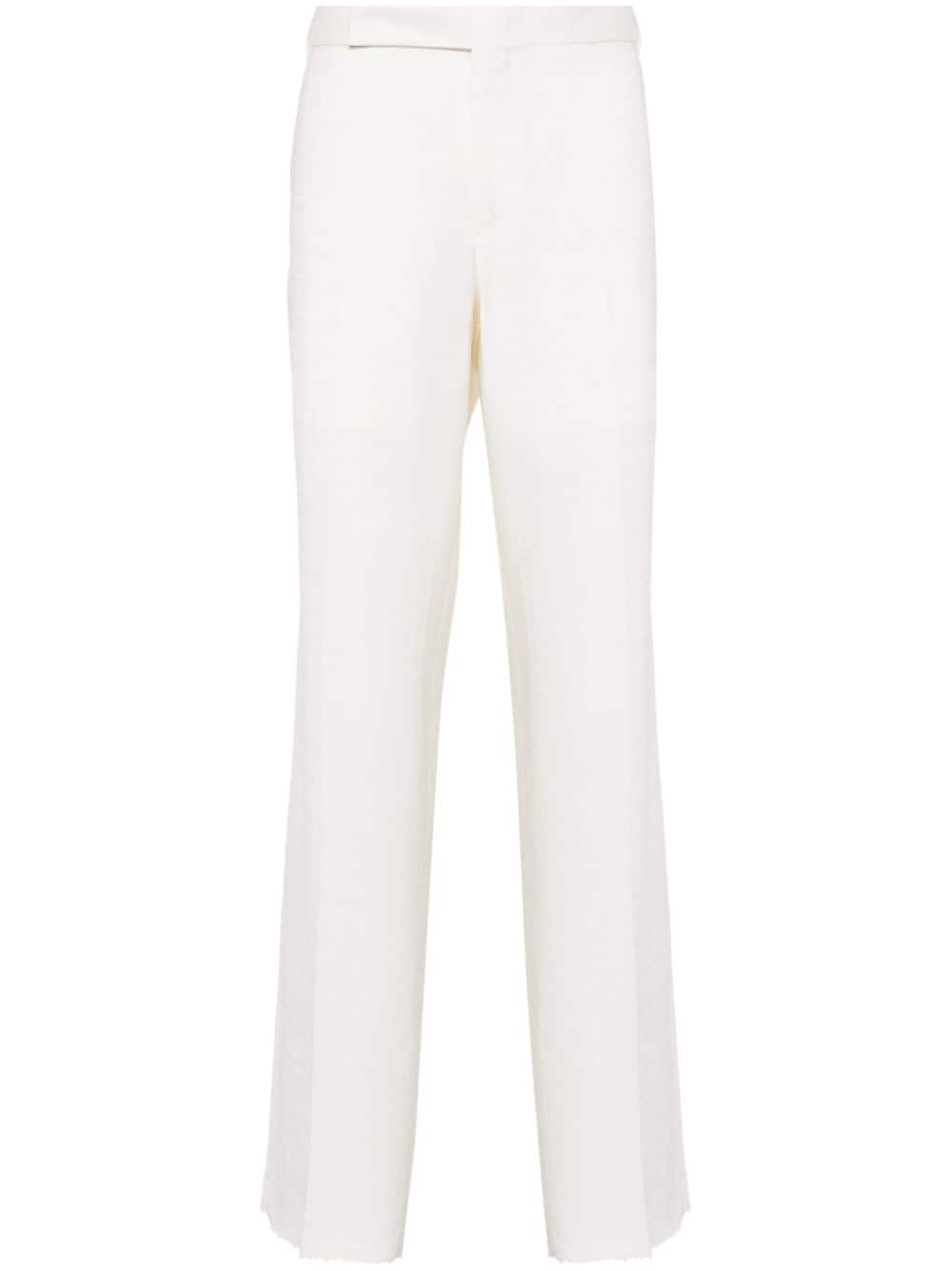 straight-leg trousers