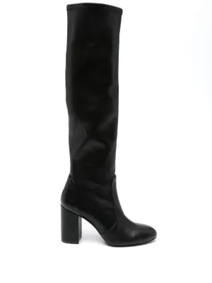 Stuart weitzman demi 75mm leather best sale knee boots