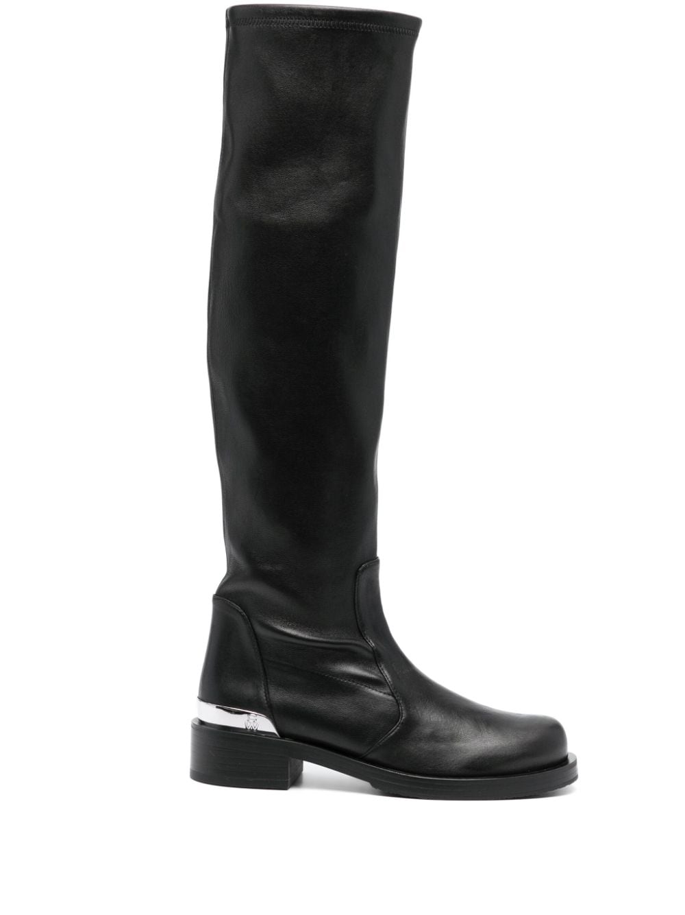 Stuart Weitzman Mercer Bold 40mm Boots In Black