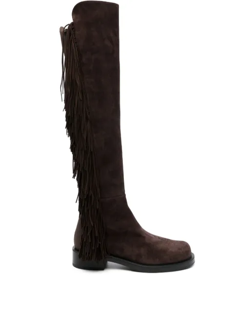 Stuart Weitzman 5050 Bold Fringe boots