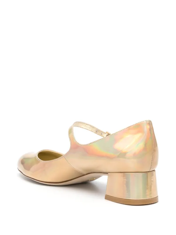 Gold cheap mary janes