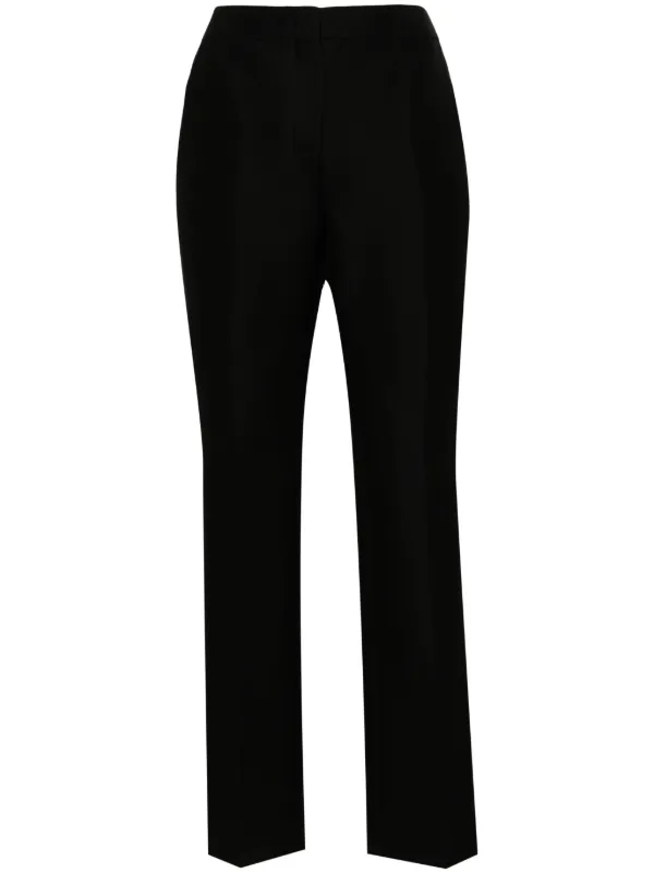 Moschino Side-stripe Tailored Trousers in Black