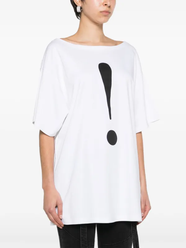 Moschino logo-print T-shirt | White | FARFETCH SG