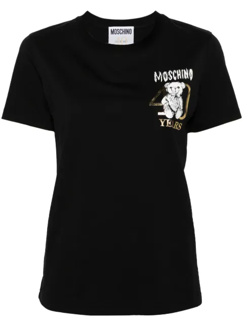 Moschino Teddy Bear-print cotton T-shirt