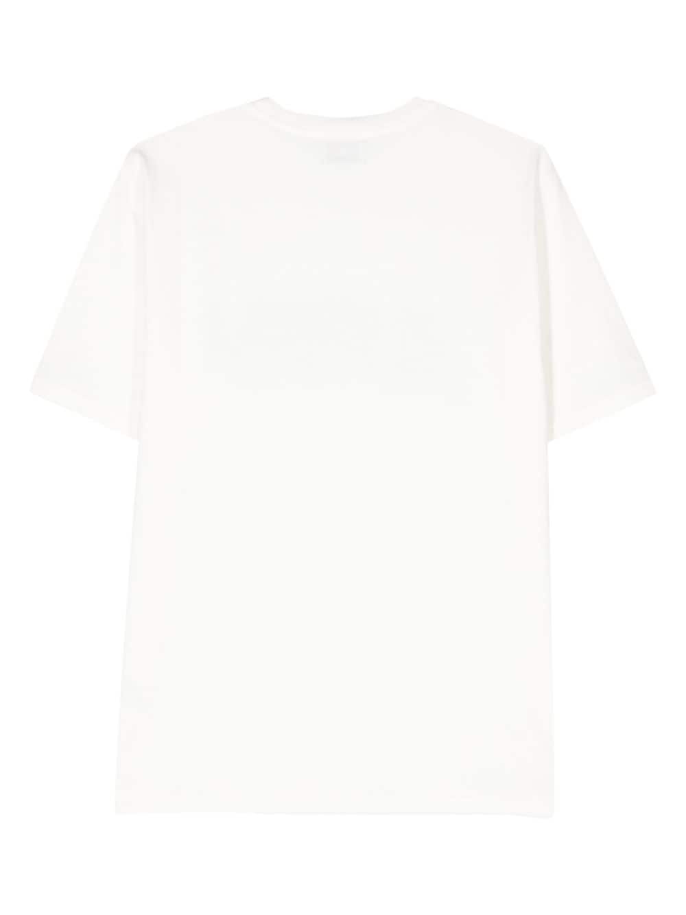 Shop Autry Logo-print Cotton T-shirt In 白色