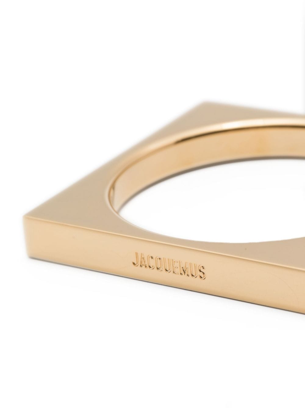 Shop Jacquemus Le Bracelet Carré Bracelet In Gold