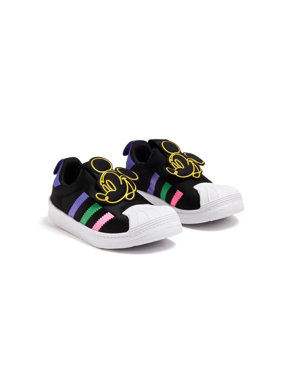 Adidas Kids x Disney Superstar 360 Mickey Mouse sneakers Black