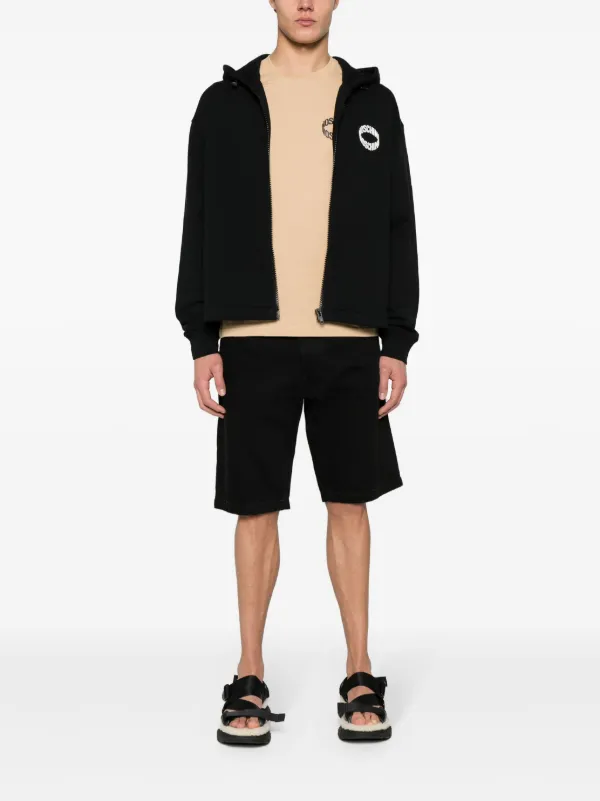 Moschino ジップアップ パーカー | ブラック | FARFETCH JP