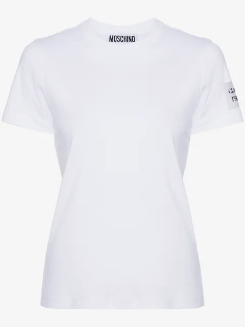 Moschino playera con logo bordado