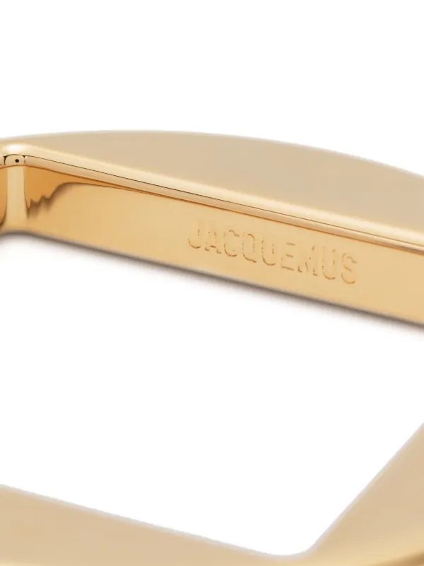 【関税込み】JACQUEMUS ゴールド Le bracelet rond ブレスレット Jacquemus Le Bracelet Rond Bracelet | Gold | FARFETCH