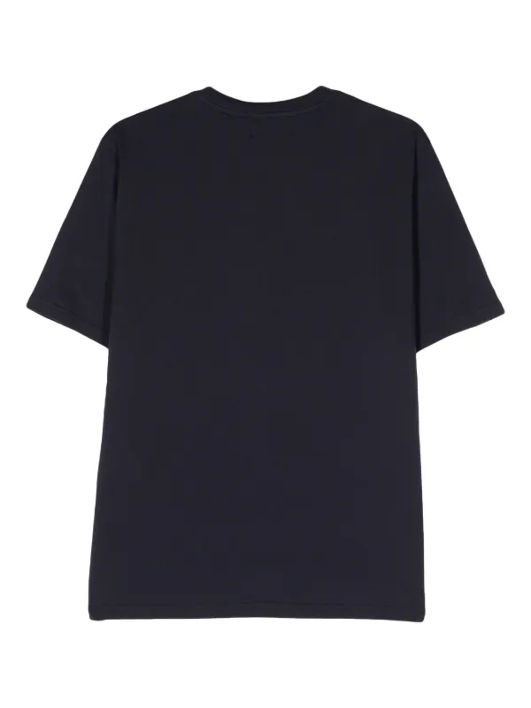 Tシャツ・カットソー AUTRY Men T-shirt Blue TSPM504B Autry logo-print Cotton T-shirt | Blue | FARFETCH