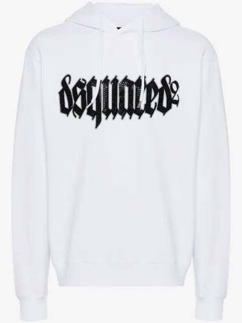 DSQUARED2 hoodie con aplique del logo