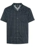 A.P.C. Lloyd geometric-print cotton shirt - Blue