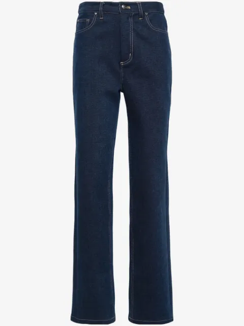 ROTATE BIRGER CHRISTENSEN straight-leg cotton-blend jeans