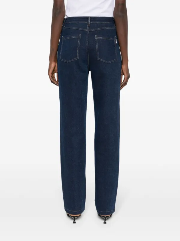 フィットネスボトムス ROTATE BY BIRGERCHRISTENSEN Women Straight Pants 11247711761 Braided Straight Pants Silver - ROTATE Birger Christensen