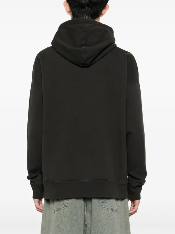 パーカー・フーディ MILEY HOODIE MARANT Miley flocked-logo Hoodie | Grey | FARFETCH GE