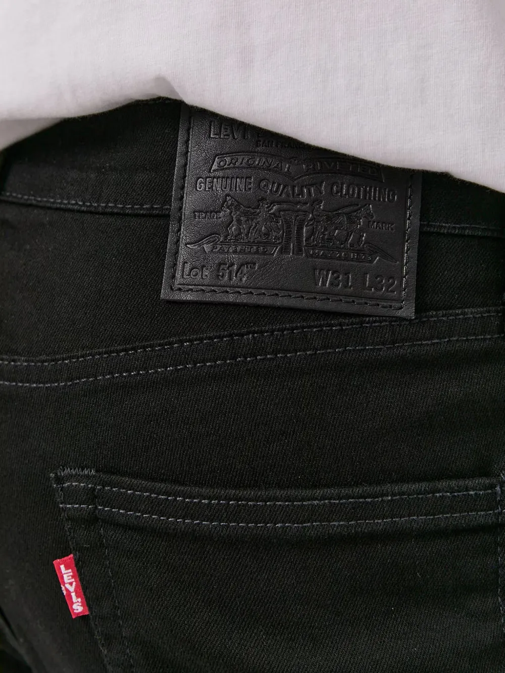 Levi's 514 straight-leg jeans Zwart