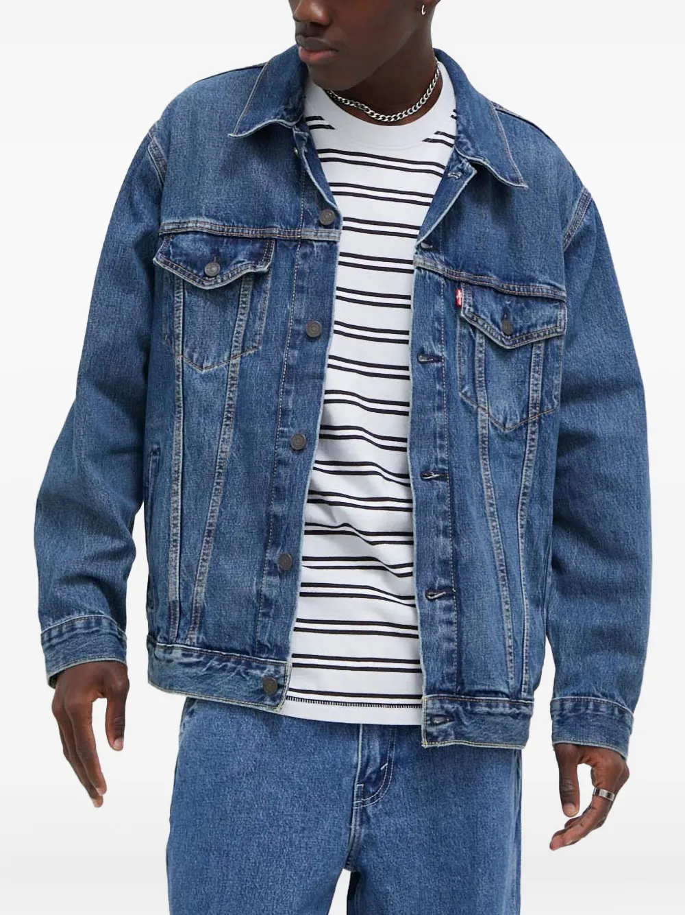 Levi's buttoned pocket jacket | Blue | Image 1