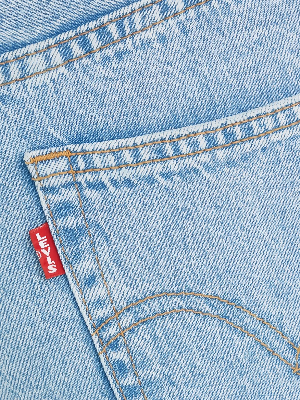 Levi's Ribcage straight jeans Blauw