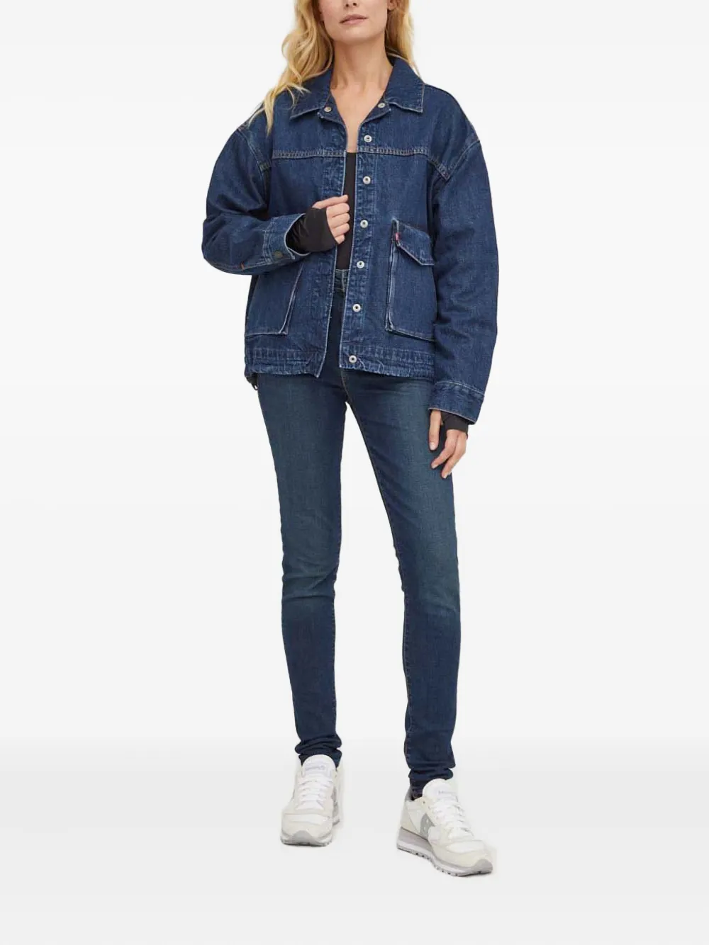 Levi's 721 High Rise Five-pocket Jeans In Blue