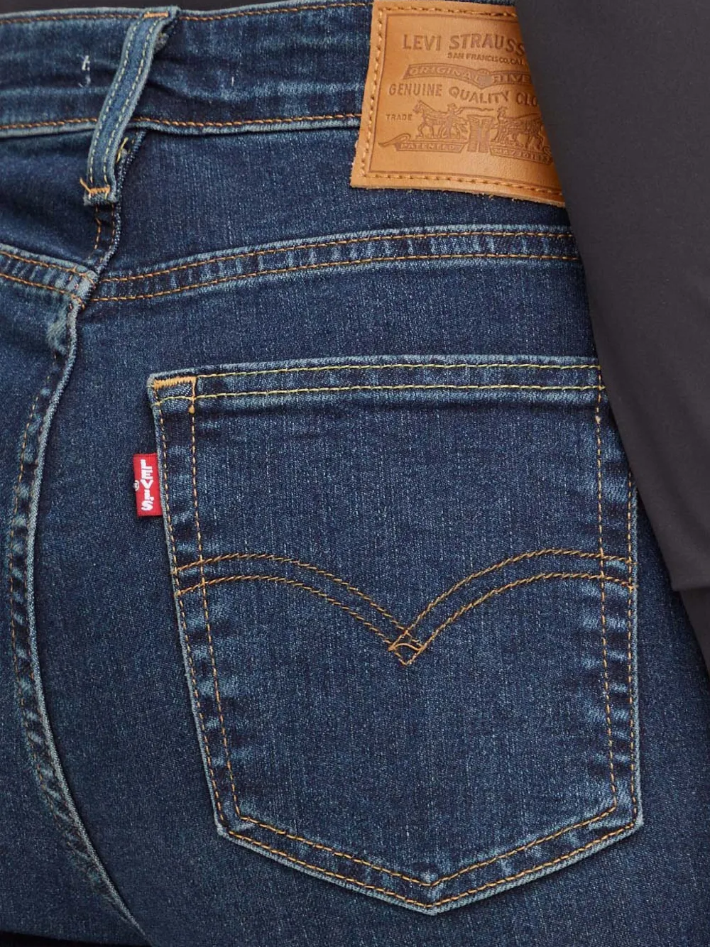 Levi's 721 High Rise Five-pocket Jeans In Blue