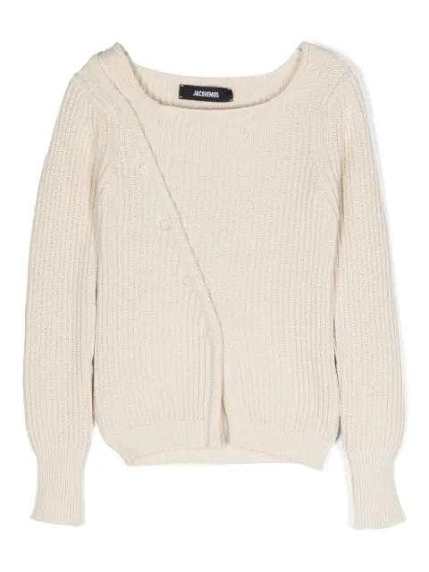 JACQUEMUS L'ENFANT Le Maile Pau ribbed jumper