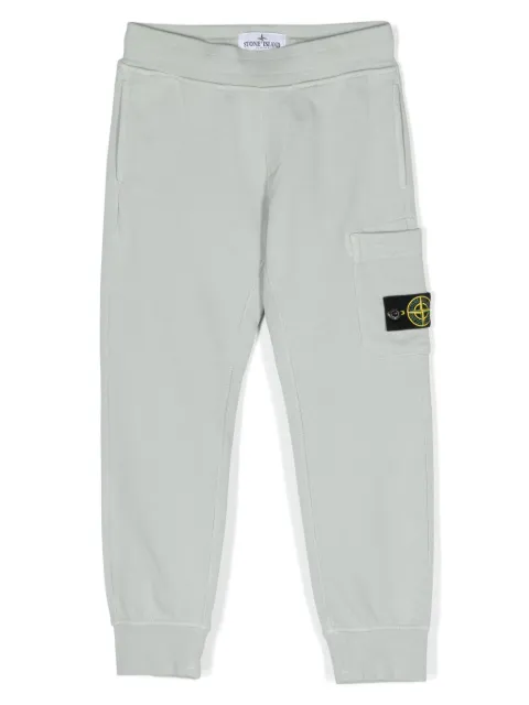 Stone Island Junior Pantaloni sportivi Compass con applicazione