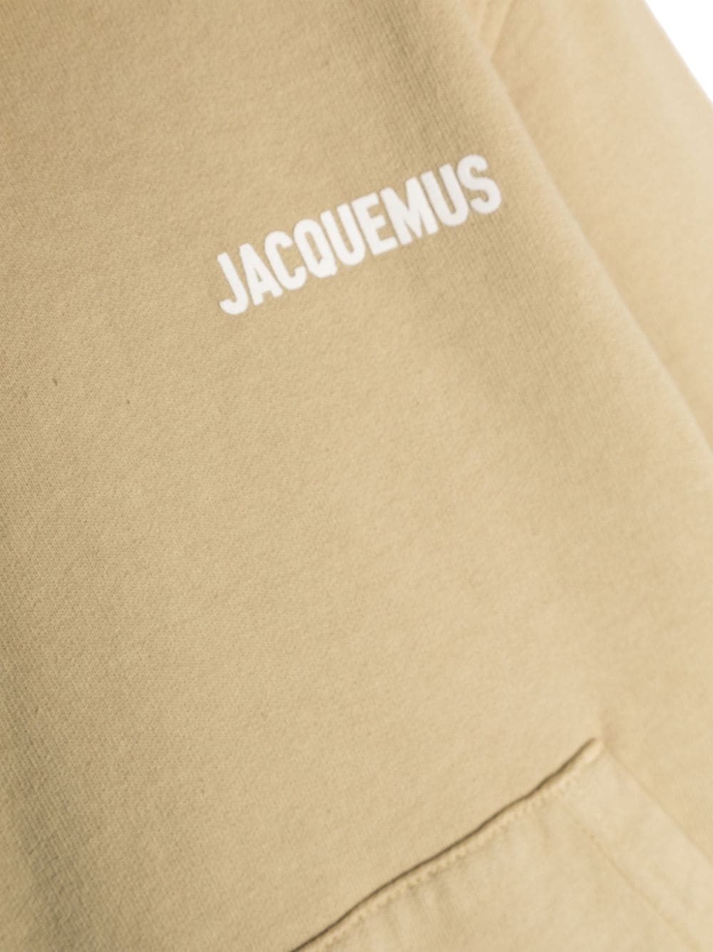 Shop Jacquemus L'enfant Logo-print Hoodie In Neutrals