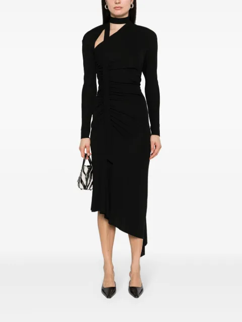 Victoria Beckham cut-out ruched midi dress 1124WDR005229A - 1