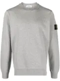 Stone Island Compass-badge cotton sweatshirt - Grey