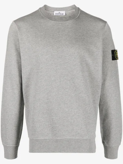 Stone Island 6100060 logo-patch sweatshirt