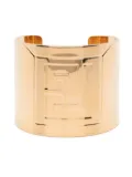 Balmain logo-engraved cuff bracelet - Gold