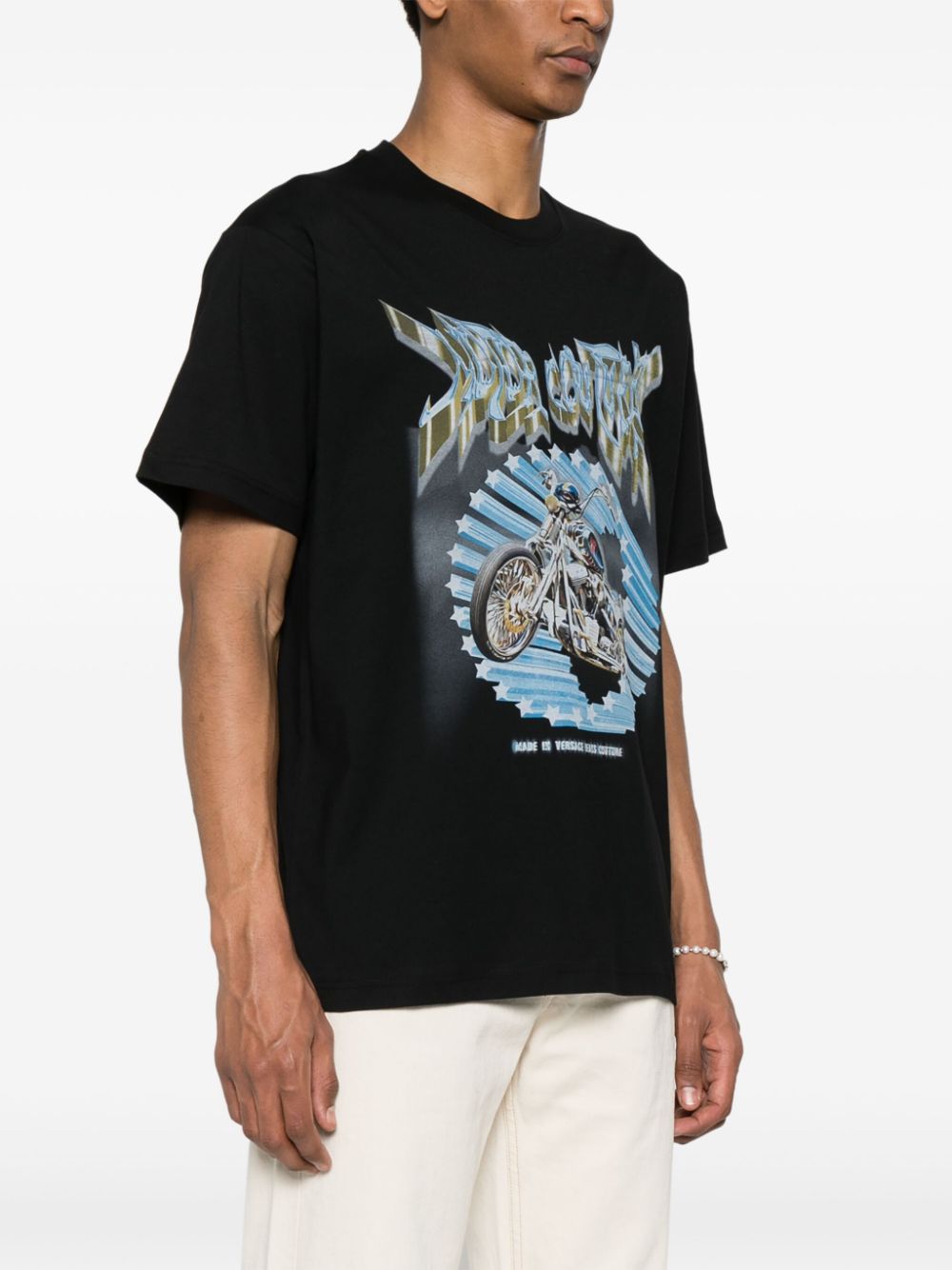 Versace Jeans Couture graphic-print cotton T-shirt Men