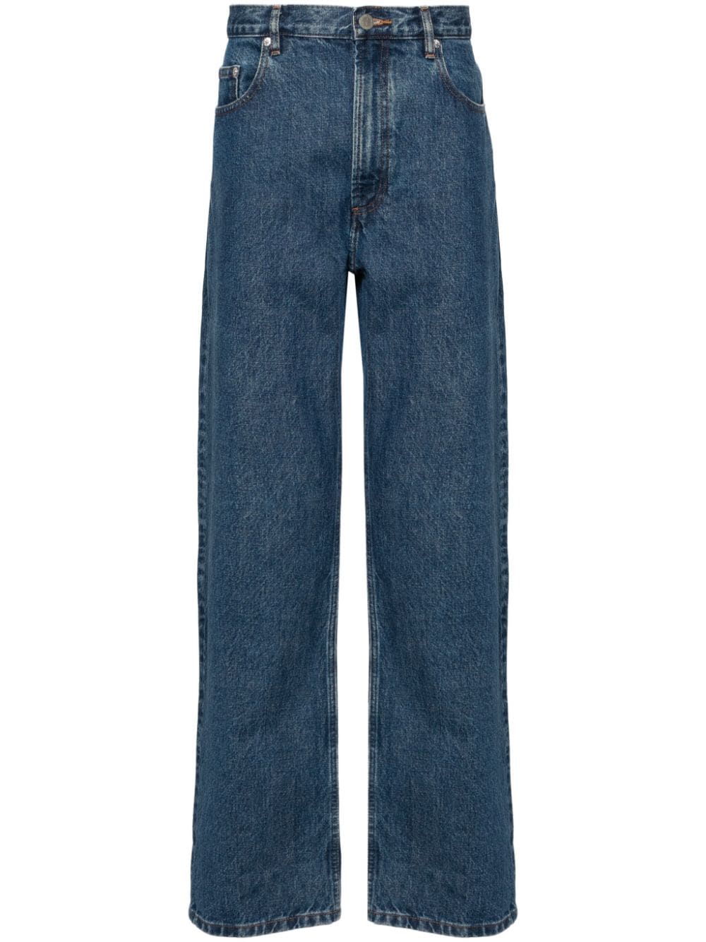A.P.C. Straight katoenen jeans Blauw