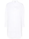 Alexander McQueen cotton-poplin shirtdress - White