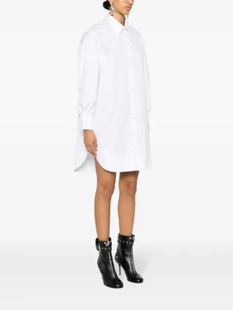 Alexander McQueen cotton-poplin shirtdress 780660QAABC - 2