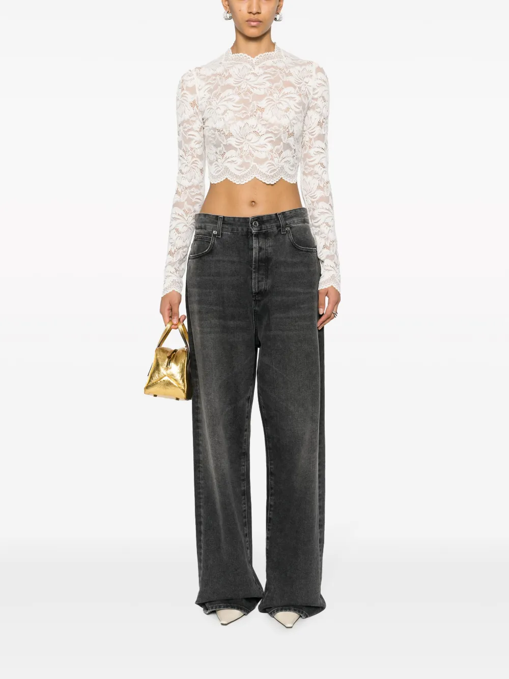 Rabanne Cropped top - Beige