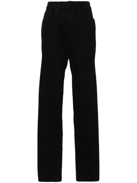 Mugler high-rise tapered jeans