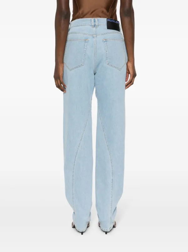 Low rise shop tapered jeans