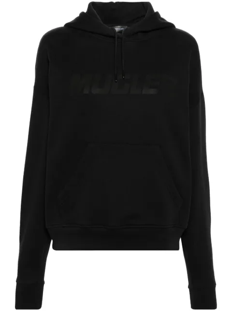 Mugler هودي بشعار الماركة بارز