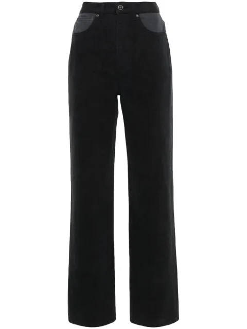 ROTATE BIRGER CHRISTENSEN two-tone tapered jeans