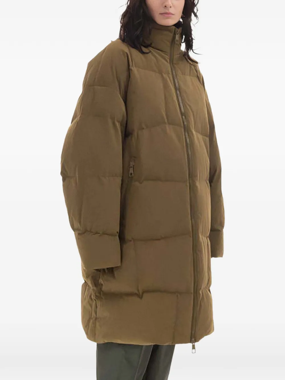  A.a. Spectrum Zip-up Padded Jacket - Brown 