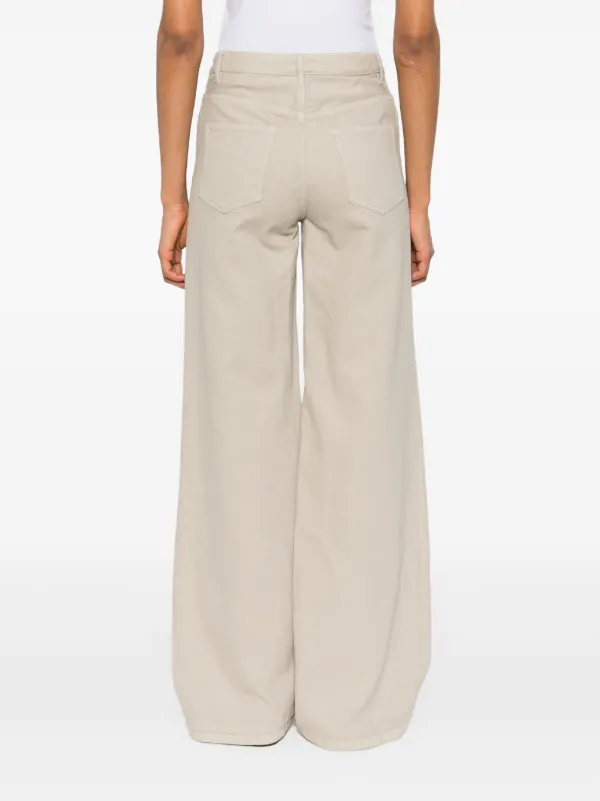 ■A.P.C.■ Elizabeth Denim Pants Off White COGBJF09181AAC CO A.P.C. Elizabeth wide-leg Jeans | Neutrals | FARFETCH