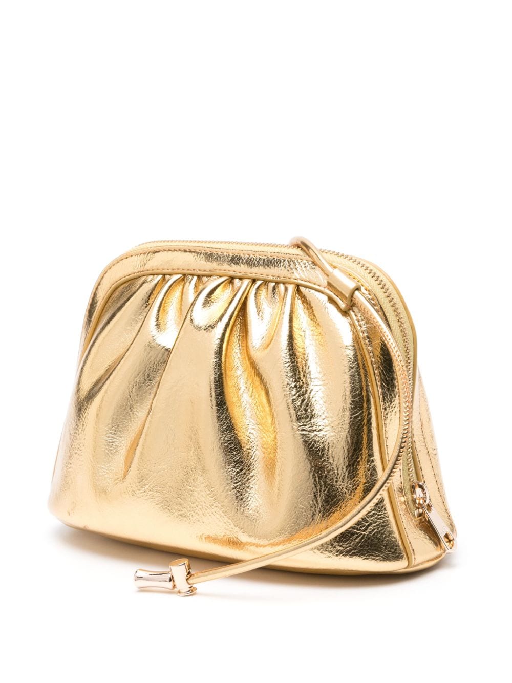 Shop Apc Bourse Ninon Cross Body Bag In Gold