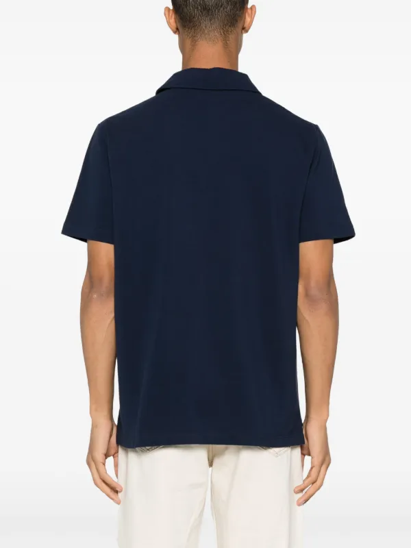 A.P.C. ポロシャツ　オーバーサイズ　tシャツ POLO M A.P.C. ロゴ ポロシャツ | ブルー | FARFETCH JP