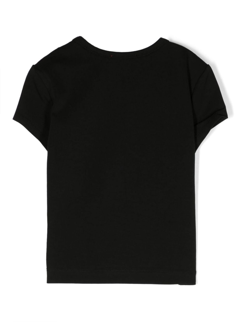 Diesel Kids Tangie stretch-katoenen T-shirt Zwart