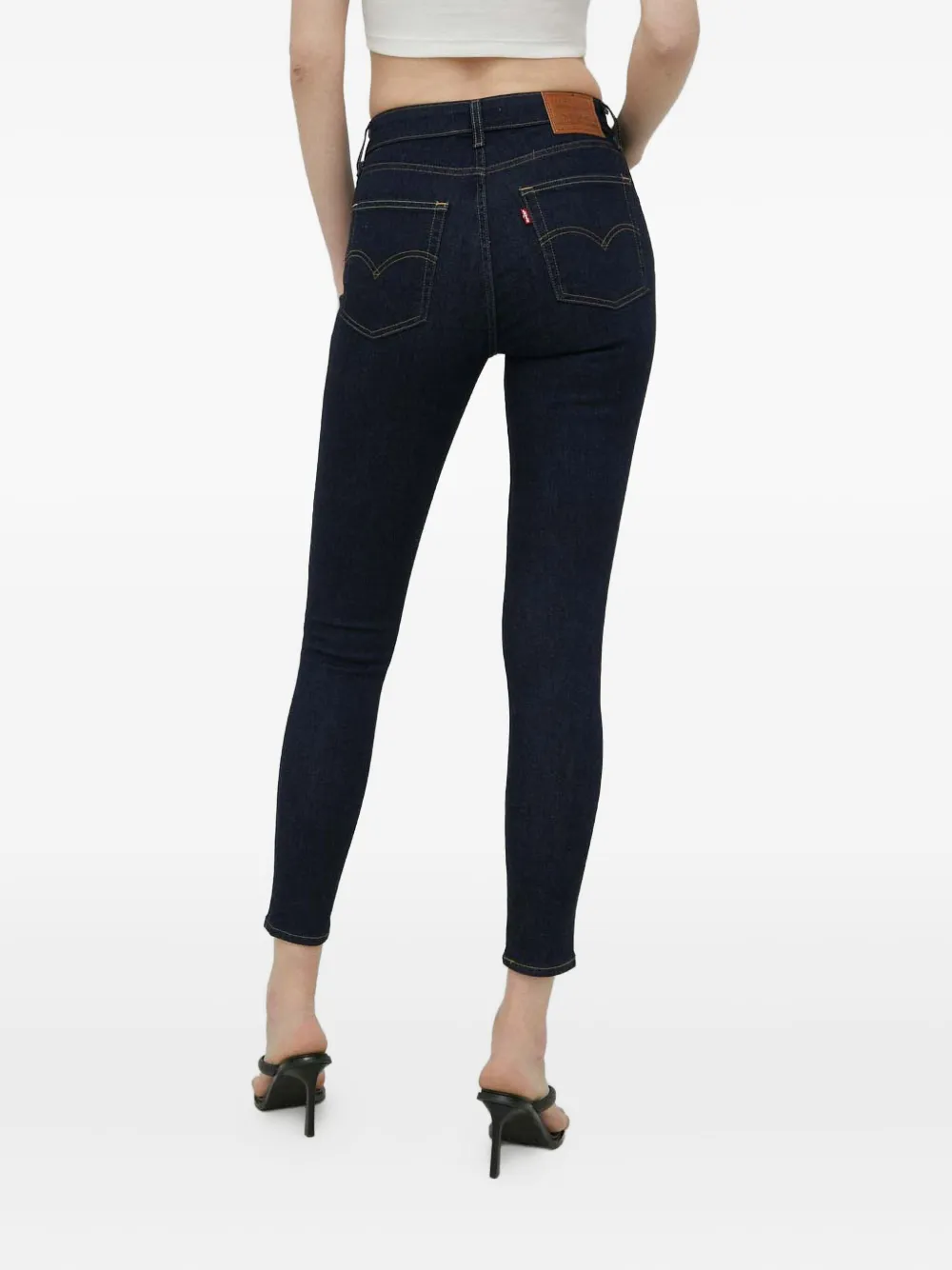 Levi's 721 High Rise Five-pocket Jeans In Blue