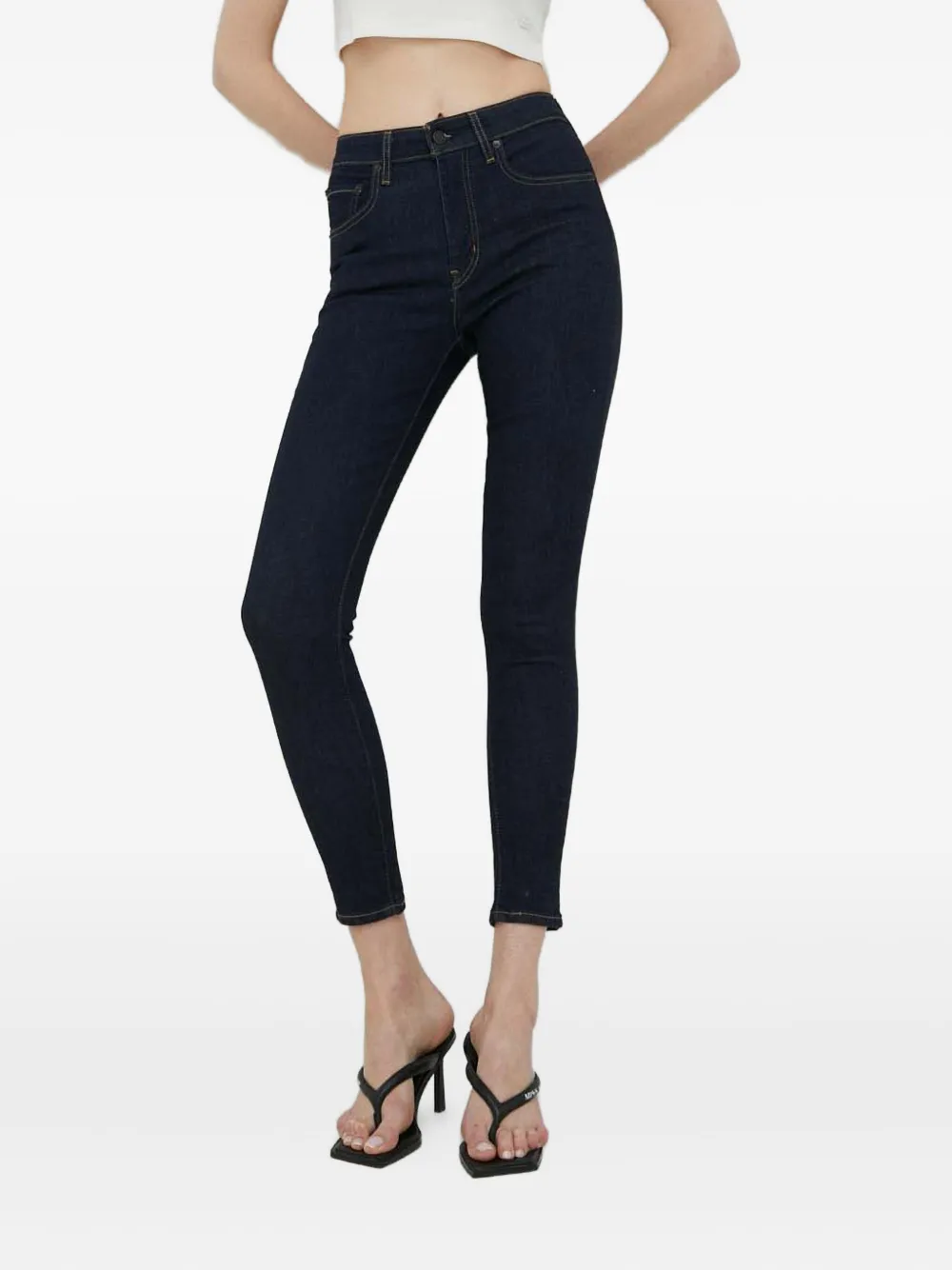 Levi's 721 High Rise Five-pocket Jeans In Blue