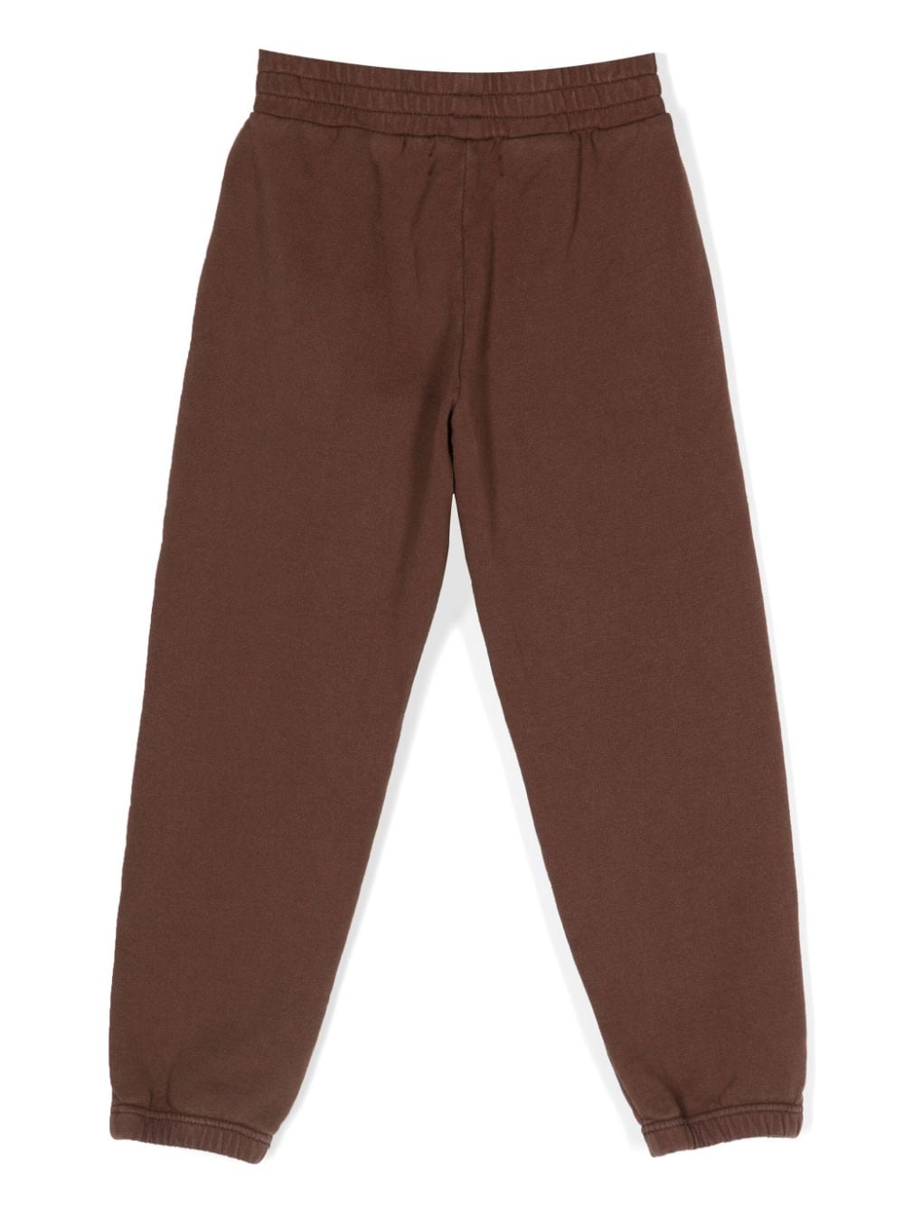 Shop Jacquemus L'enfant Le Jogging Cotton Track Pants In Brown