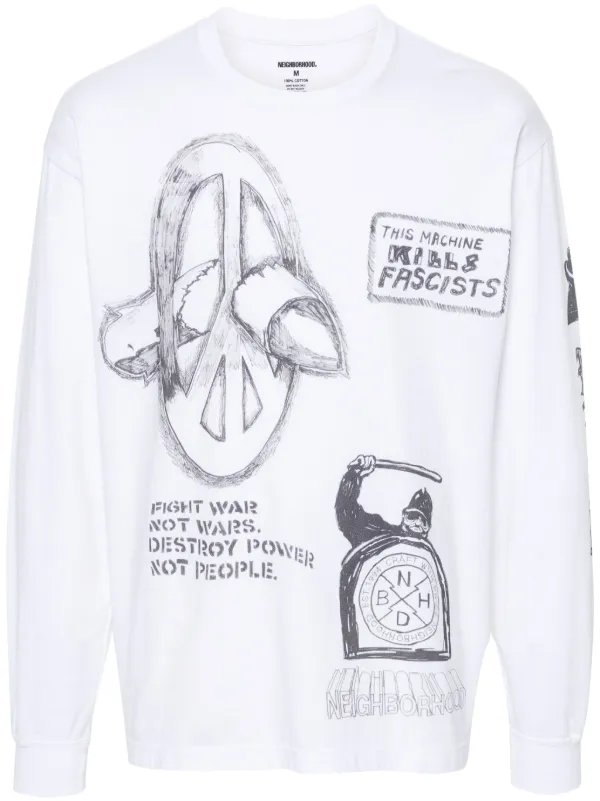 Neighborhood ロングTシャツ | ホワイト | FARFETCH JP